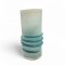 Vase, blau, h: 34cm, Durchmesser 13,5cm
