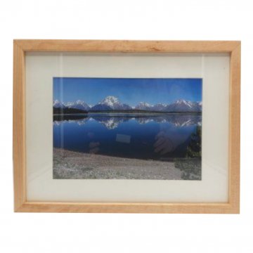 Bild, Fotografie Seelandschaft, 30x40cm, Buchenholzrahmen