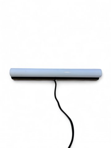 Wandlampe, Linestra, 30 cm, brauner Sockel
