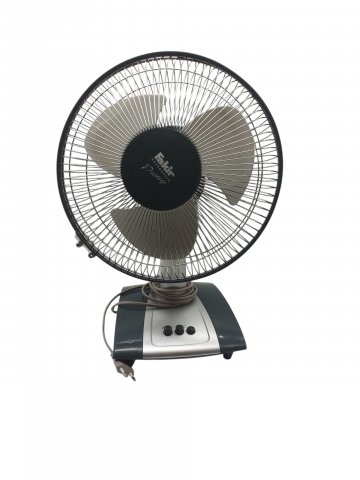 Ventilator / Tischventilator, Kunststoff, dunkelgrau/silber, FAKIR
