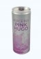 Verce Blu PINK HUGO ,Grapefruit, silber,pink ,0,25 L Standard Sektdose, WSA643 ,H 12,5 cm, RECHTEFREI