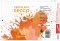 Verce Blu  SECCO ,silber,orange,halbtrocken, 0,25 L Standard Sektdose, WSA640 ,H 12,5 cm, RECHTEFREI