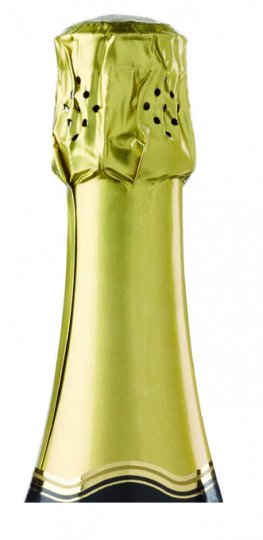 Sektkappe GOLD WSA252  für Flasche 0,75 L RECHTEFREI 