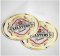 Bierdeckel KELSTERS PREMIUM WSA051, quadratische Form, Ecken abgerundet, grün/schwarz/weiß RECHTEFREI