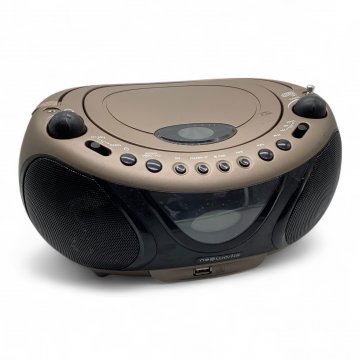 Radio, tragbar, Dual coverrsion, bronzefarben