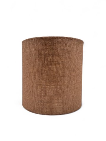 Lampenschirm, hell Braun, zylindrisch, Ø 30cm oben, H:30,50cm