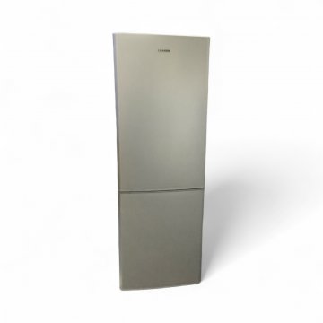  SAMSUNG :Kühlschrank, Kühl/Gefrierkombi, Front Edelstahllook, Griffe und Seiten grau, Foto innen ausgearbeitet, NICHT FUNKTIONSTÜCHTIG 185x60x60 cm