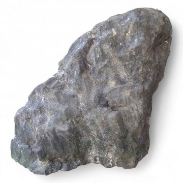 Fels / Felsblock / Stein, Filmbau, Styropor kaschiert, grau, zerklüftet, mit Moos und Flechten,ca. 80kg, H 175cm, B 165cm, T 200cm TRANSPORT NUR MIT FAHRZEUG MIT LADEBORDWAND 