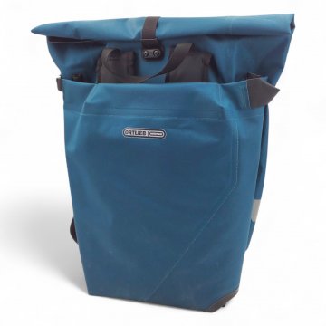 Fahrradtasche, -rucksack, ORTLIEB, Waterproof, petrol schwarz, Nylon, H62xB43