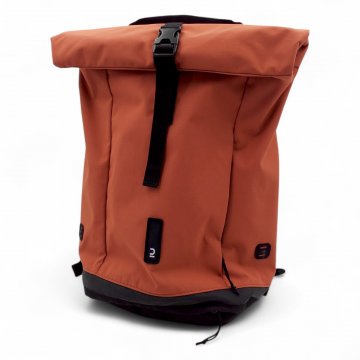 Fahrradtasche, -rucksack, DECATHLON, Stoff, apricot schwarz, H60x35cm