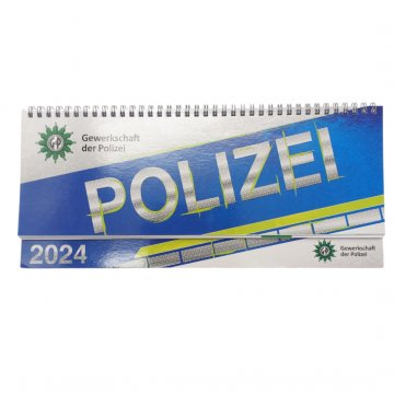 Wandkalender, Polizei, 15x33cm