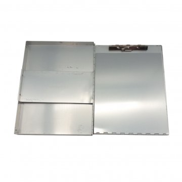 Klemmbrett- Box, Blech, DINA 4