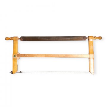 Säge, Zimmermannssäge, Holz 88cm x 34cm 