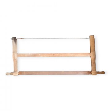 Säge, Zimmermannssäge, Holz, morbide Optik, 98 x 40