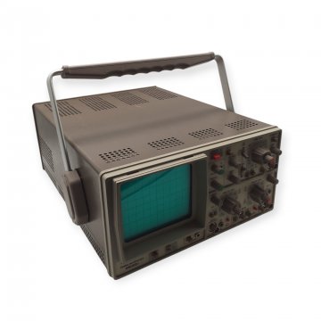 Oscilloscpoe, Tragegriff, Hameg HM203-7, &quot; Kanal, braun/beiges Gehäuse