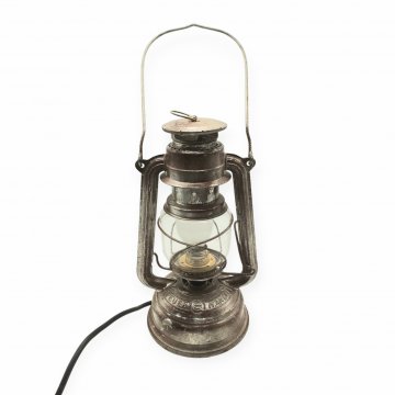 Baulampe, rund, Petroleum 1xE14