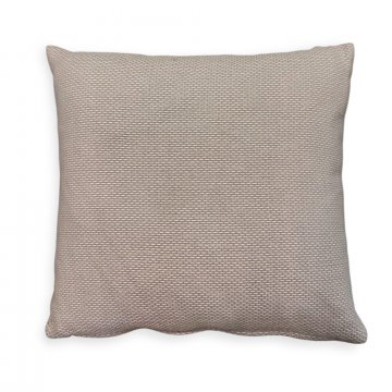 Kissen 40x40, rosa und beige gewebt, Baumwolle