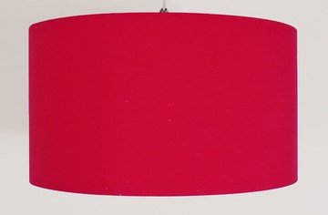Lampenschirm,zylindrisch,  rot