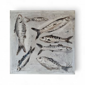 Bild auf Leinwand, Motiv Fische / Heringe