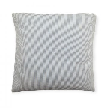 Kissen 33x35cm, blau-weiss gestreift