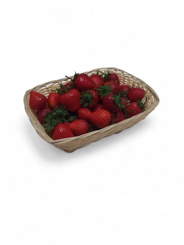 Erdbeeren im Korb,Kunststoff, ca.50 Stück