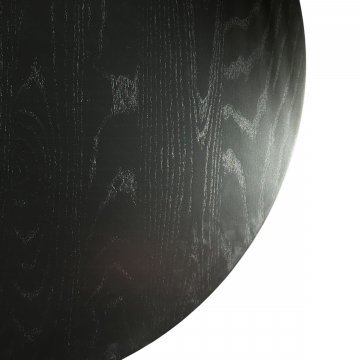 Esstisch, rund, schwarz, Trompetenfuß Ø100cm