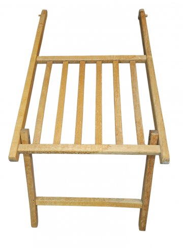 Beinablage zum Liegestuhl 21100015, Gestell Holz