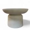 Beistelltisch, grau/beige, Faserzement, Ø60cm