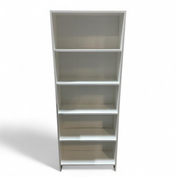Regal, Bücherregal, 5 Fächer, weiß, Holz