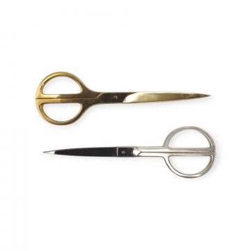 Schere,  Gold / Chrome