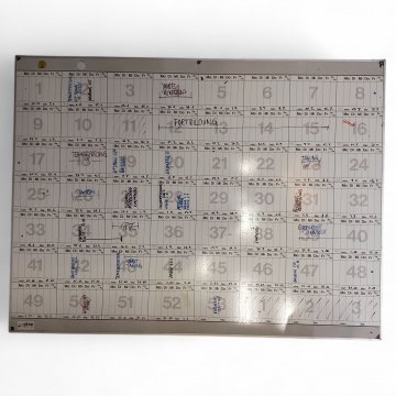 Magnettafel 90x120 Alurahmen
