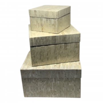 Box / Deckelkiste,Perlmutt, Größe S