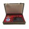 Tuschkasten / Calligraphy Set , grüne Seide, Mischstein, Pinselablage Schälchen, 2 Pinsel 