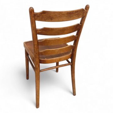 Stuhl, Buche braun, 4 Rückenquersprossen