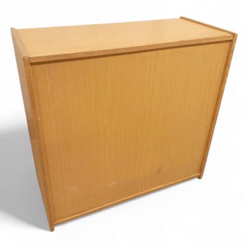 Büroregal, Eichedekor, Seiten und Rücken geschlossen, Boden, B78xT35xH75