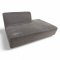 Sofaelement VESTA, Abschlussmodul links, Houssenbezug grau, B150xT95xH76