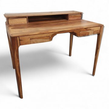 Sekretär BROOKLYN, Indisch Palisander, 4 Schübe, 1 Ablage oben, Ecken gerundet leicht facettiert, B110xT70xH87