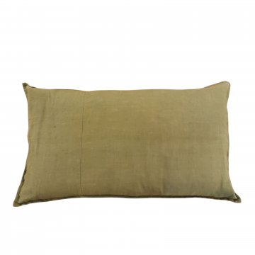 Kissen 35x60, olive, Leinen