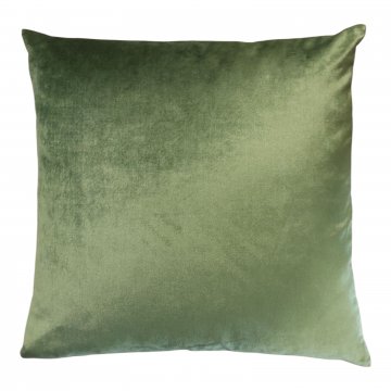 Kissen 50x50, grün, Velour, glänzend