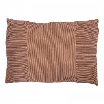 Sofakissen 48x70, gold, Satin in Biesen 