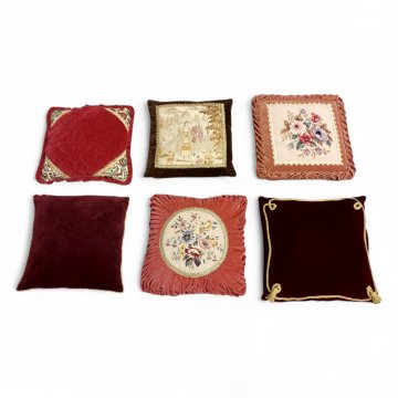 Kissen, Samt, Brokat W