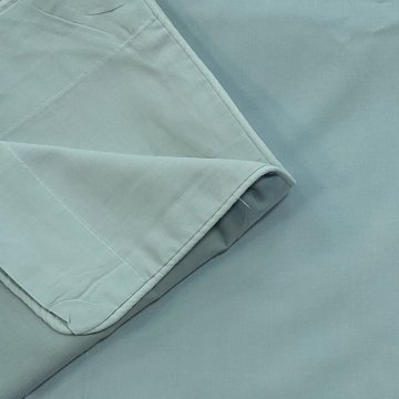 Garnitur 130x190 zweiseitig, mint, hell bzw dunkler, Biese am Kissen + Kissen 85x80