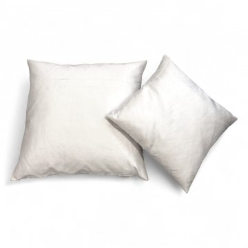 Kissen Seide, flieder, weiß, 40x40, 50x50