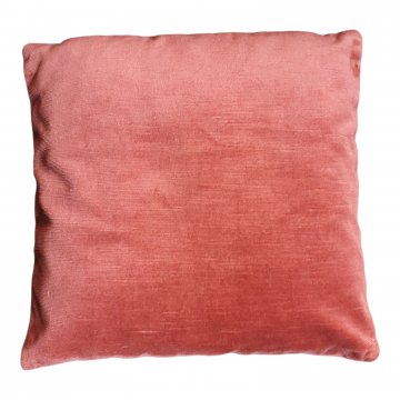Kissen,35x35cm, rot, Samtart