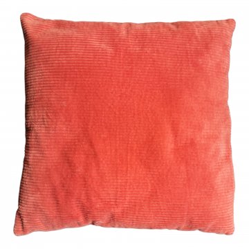 Kissen 50x50, Koralle, Cord