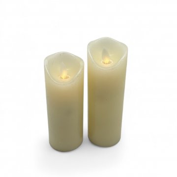 Kerze, elektrisch aus Paraffin, ca14 cm, ⌀5,50cm