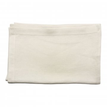 Tischdecke 165x170cm, creme, Fischgrät, in sich gemustert, COTÉ TABLE