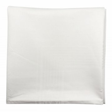 Tischdecke 130x170cm, Baumwolle weiß, glänzend, Damastbindung, Muster Ton in Ton