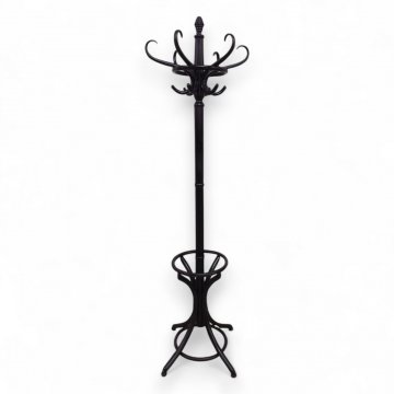 Garderobenständer THONET-Art, schwarz lackiert, H184