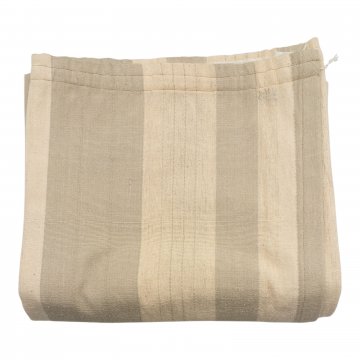 Vorhang H230x135, natur/grau, Leinenart, Längsstreifen, mit Gardinband